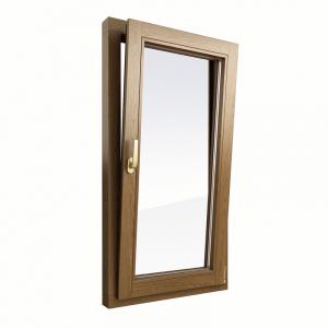 Пластиковое окно одностворчатое Lider 60 мм 2 камерный стеклопакет ламинированное в массе энергосберегающее