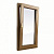 Пластиковое окно одностворчатое Элекс 60 мм 2 камерный стеклопакет ламинированное в массе