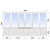 Французский балкон 2700x4600 Elex 70 мм 1-камерный стеклопакет энергосберегающее